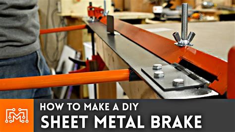 how to make a homemade sheet metal brake|hobby sheet metal bender.